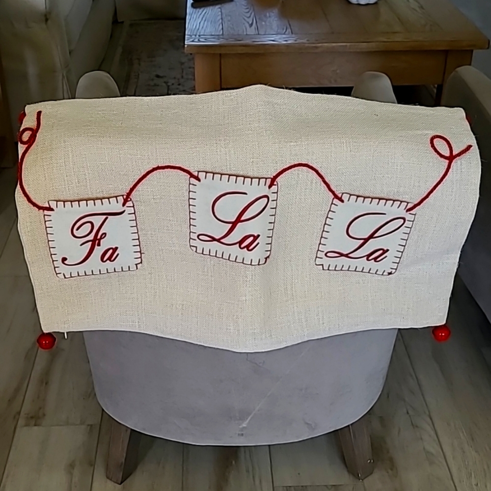 🎅Pottery Barn Fa La La Pocket Lumbar Pillow Cover🎄